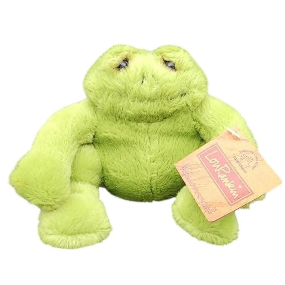 Lou Rankin Green Herbert Frog Mini Friends Plush Applause Vintage‎ Cottagecore